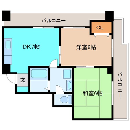 アーバンハイツ伊賀の物件間取画像